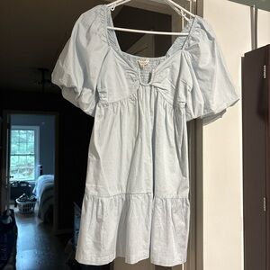 Light Blue Mini Dress